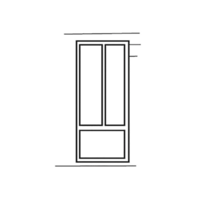 Studio options - narrow and tall window